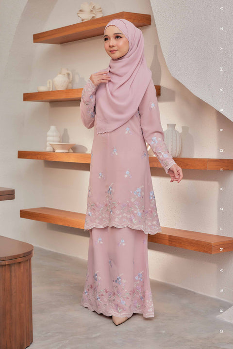 Alina Embroidered Chiffon Modern Baju Kurung