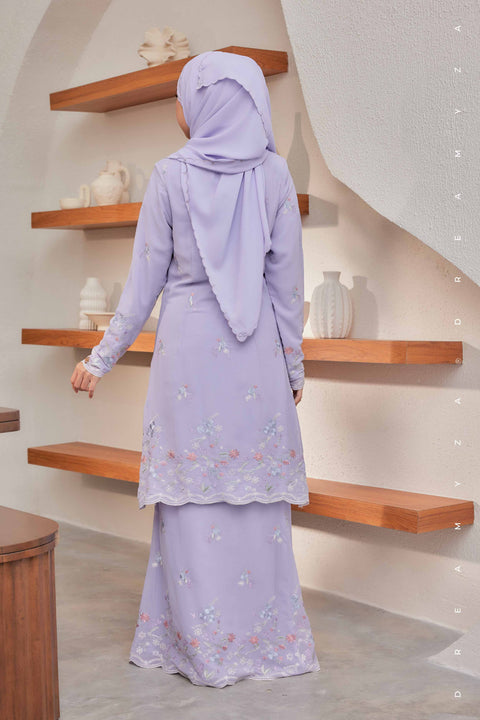 Alina Embroidered Chiffon Modern Baju Kurung