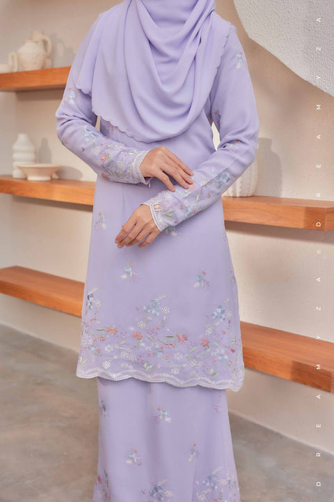 Alina Embroidered Chiffon Modern Baju Kurung