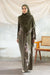 Kencana Embroidered Jubah Abaya + Chiffon Shawl (Pre-Order)