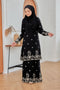 Arina Embroidered Chiffon modern Kurung