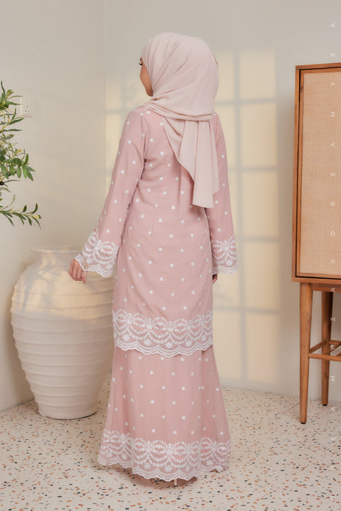 Afra Full Embroidered Chiffon Modern Kurung