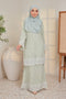 Afra Full Embroidered Chiffon Modern Kurung