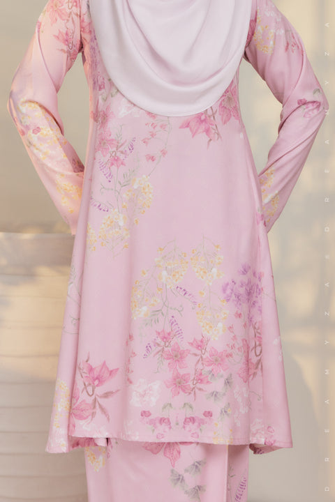 Akma Printed Silk Satin Riau Modern Kurung