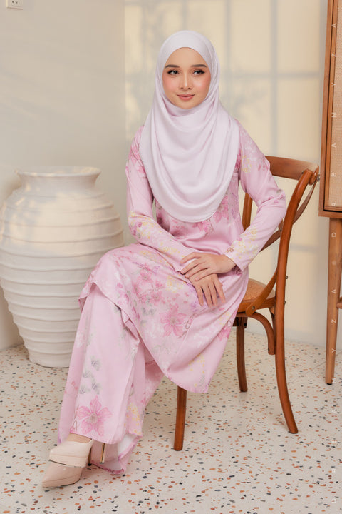 Akma Printed Silk Satin Riau Modern Kurung