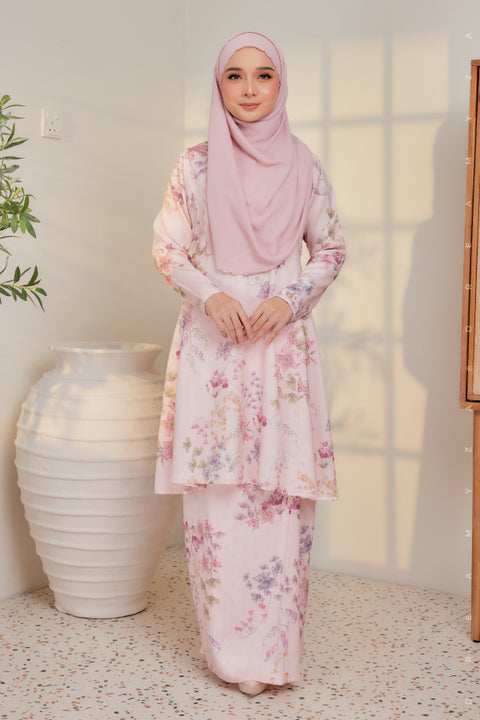 Akma Printed Silk Satin Riau Modern Kurung