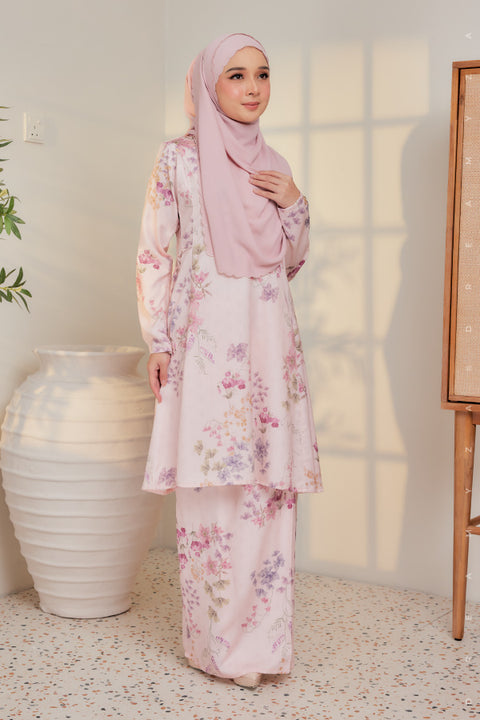 Akma Printed Silk Satin Riau Modern Kurung