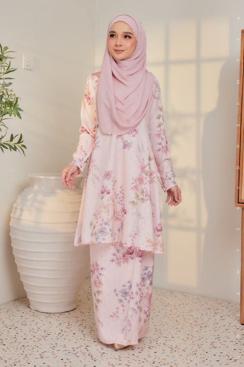 Akma Printed Silk Satin Riau Modern Kurung