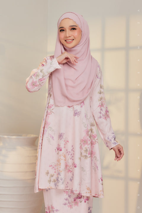 Akma Printed Silk Satin Riau Modern Kurung