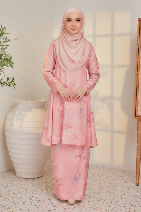 Akma Printed Silk Satin Riau Modern Kurung