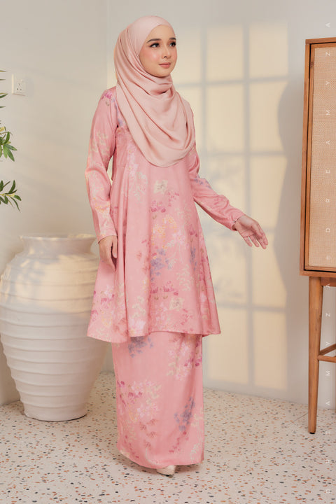 Akma Printed Silk Satin Riau Modern Kurung