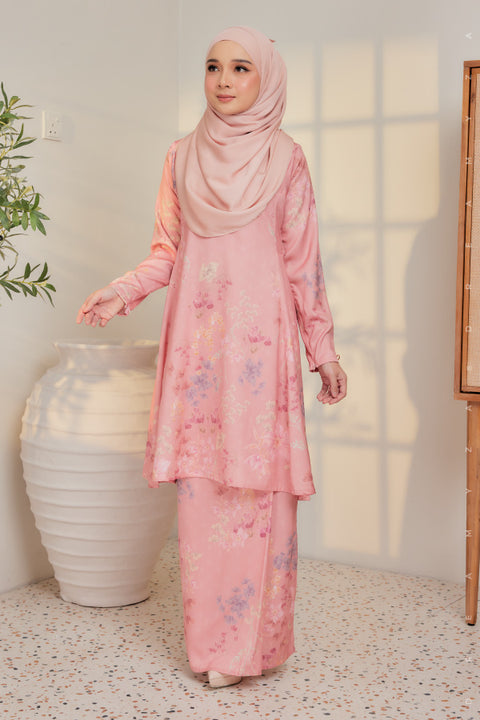 Akma Printed Silk Satin Riau Modern Kurung