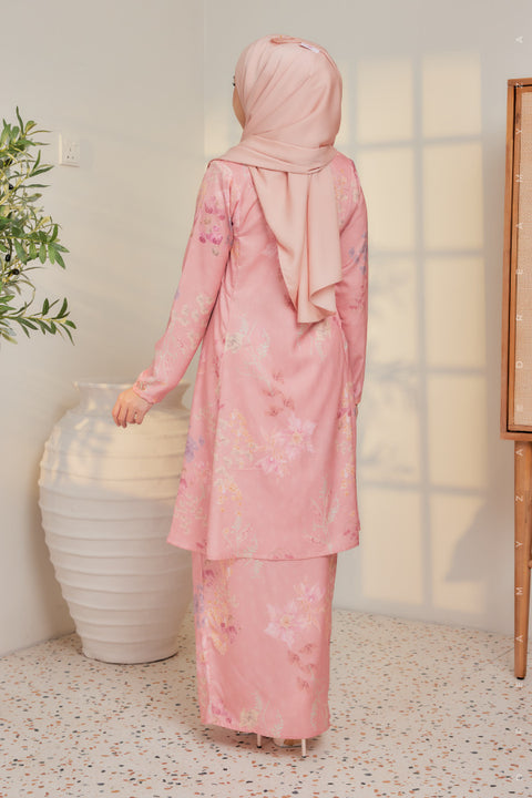 Akma Printed Silk Satin Riau Modern Kurung