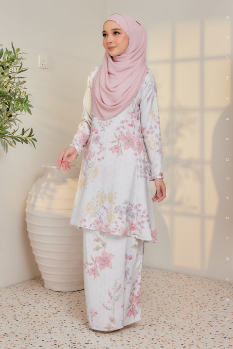 Akma Printed Silk Satin Riau Modern Kurung