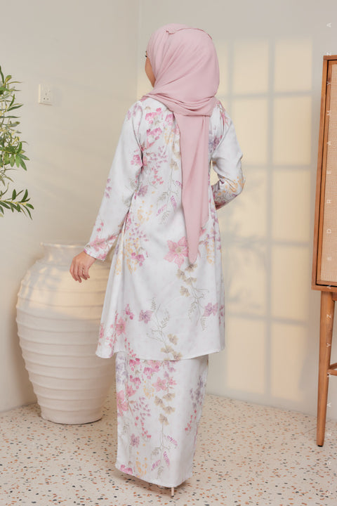 Akma Printed Silk Satin Riau Modern Kurung