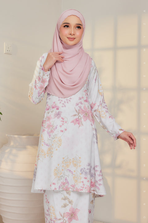 Akma Printed Silk Satin Riau Modern Kurung