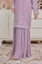 Alma Flowers Embroidered Modern Kurung with Pleated Skirt