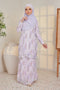 Amira Printed Chffion with Mini Lace Modern Kurung