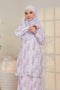 Amira Printed Chffion with Mini Lace Modern Kurung [PREORDER]