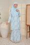 Amira Printed Chffion with Mini Lace Modern Kurung [PREORDER]