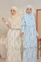 Amira Printed Chffion with Mini Lace Modern Kurung [PREORDER]