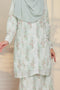 Amira Printed Chffion with Mini Lace Modern Kurung [PREORDER]