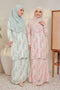 Amira Printed Chffion with Mini Lace Modern Kurung [PREORDER]