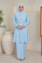 Azka Full Embroidered Sulam Chiffon Riau Kurung Moden