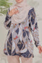 Dira Printed Ironless Tunic Long Top Blouse