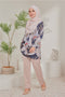 Dira Printed Ironless Tunic Long Top Blouse