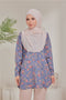 Dira Printed Ironless Tunic Long Top Blouse