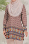 Dira Printed Ironless Tunic Long Top Blouse