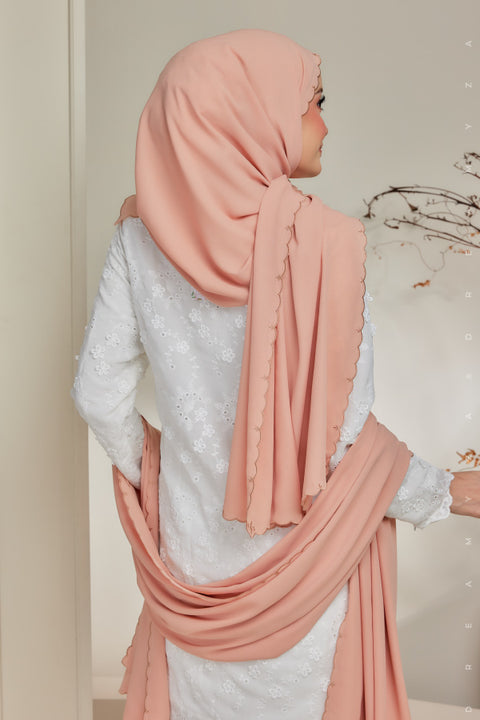 Rara Luxe Selendang Sulam Veil Shawl