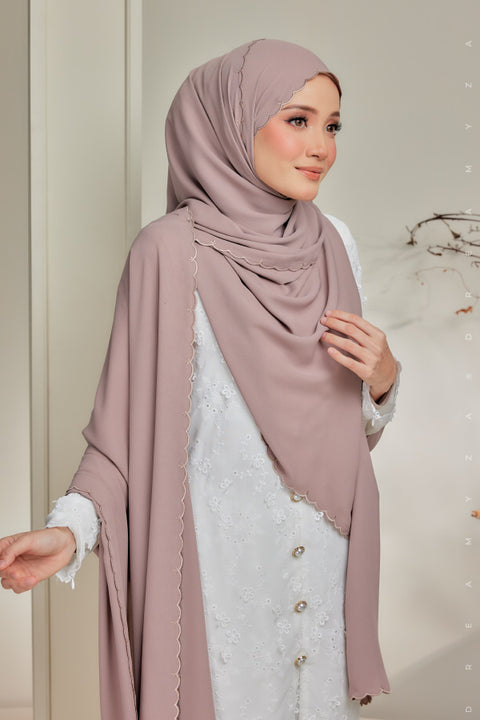 Rara Luxe Selendang Sulam Veil Shawl