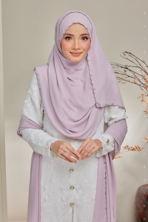 Rara Luxe Selendang Sulam Veil Shawl