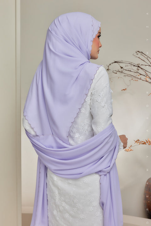 Rara Luxe Selendang Sulam Veil Shawl