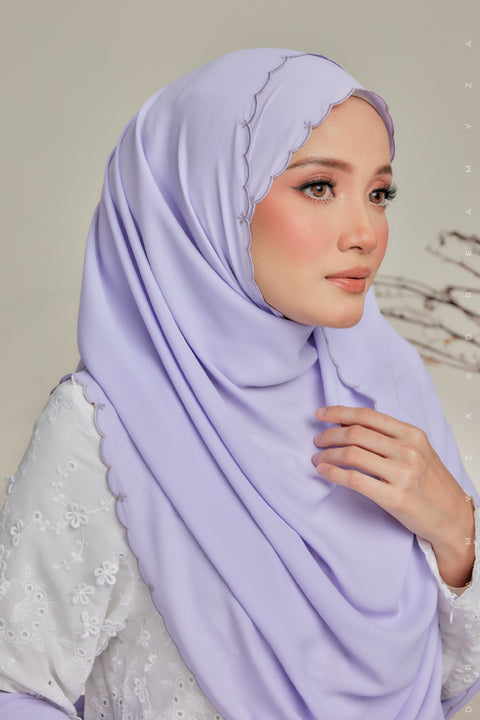 Rara Luxe Selendang Sulam Veil Shawl