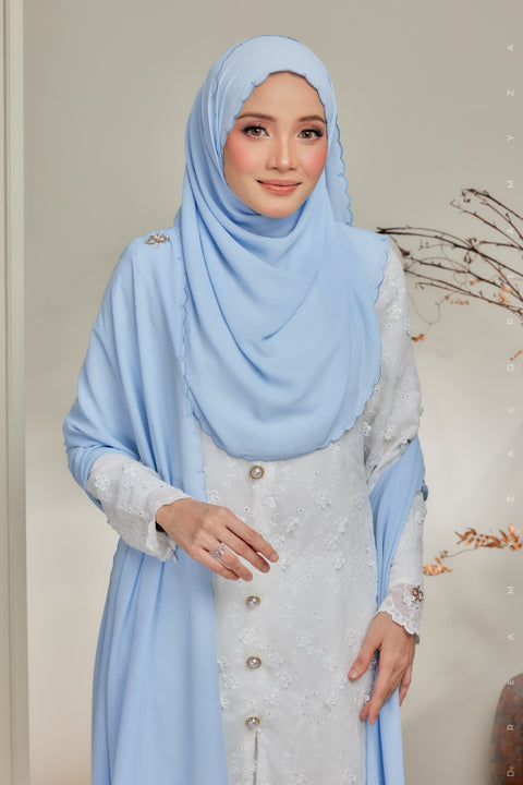 Rara Luxe Selendang Sulam Veil Shawl