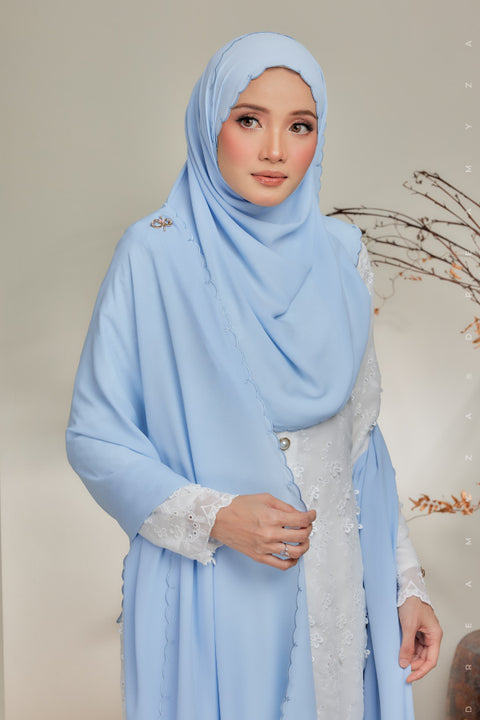 Rara Luxe Selendang Sulam Veil Shawl