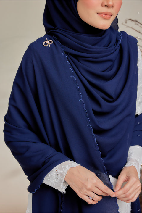 Rara Luxe Selendang Sulam Veil Shawl