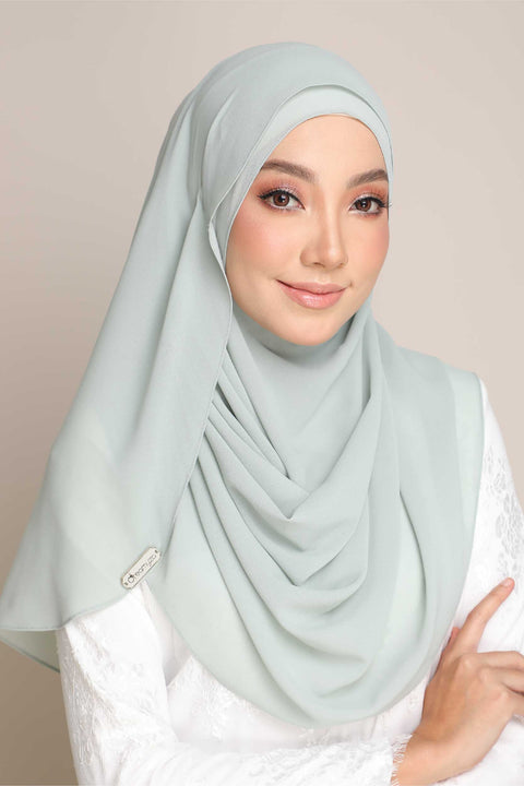 Instant Shawl Tudung Aira Heavy Chiffon