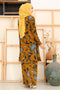 Sharah Printed Riau Modern Kurung