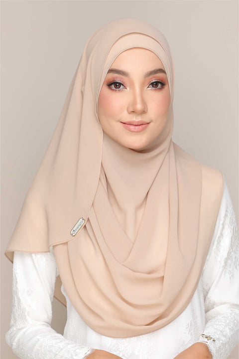 Instant Shawl Tudung Aira Heavy Chiffon