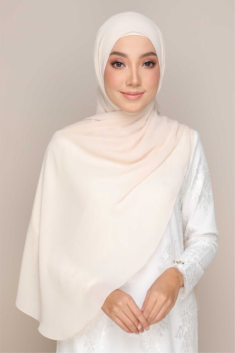 Shawl Tudung Iris Textured Chiffon