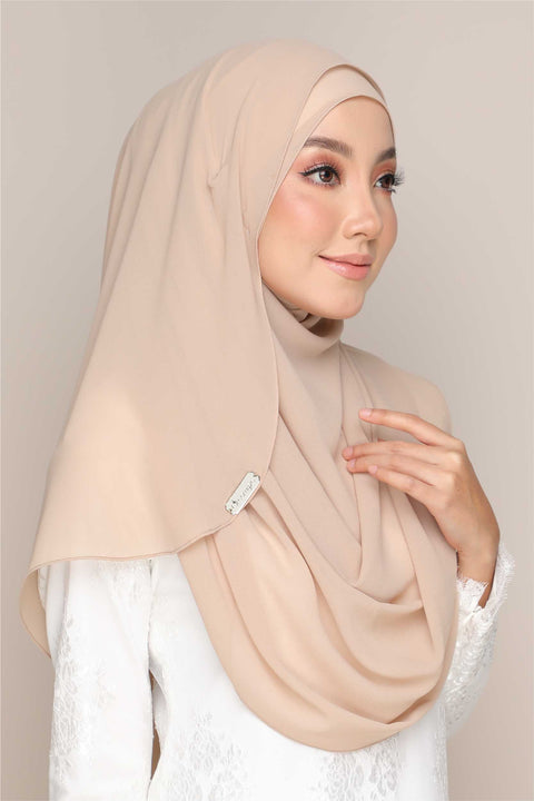 Instant Shawl Tudung Aira Heavy Chiffon