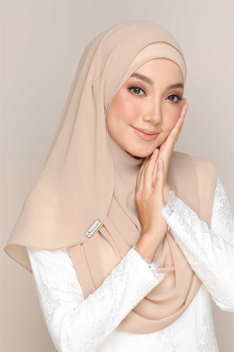 Instant Shawl Tudung Aira Heavy Chiffon