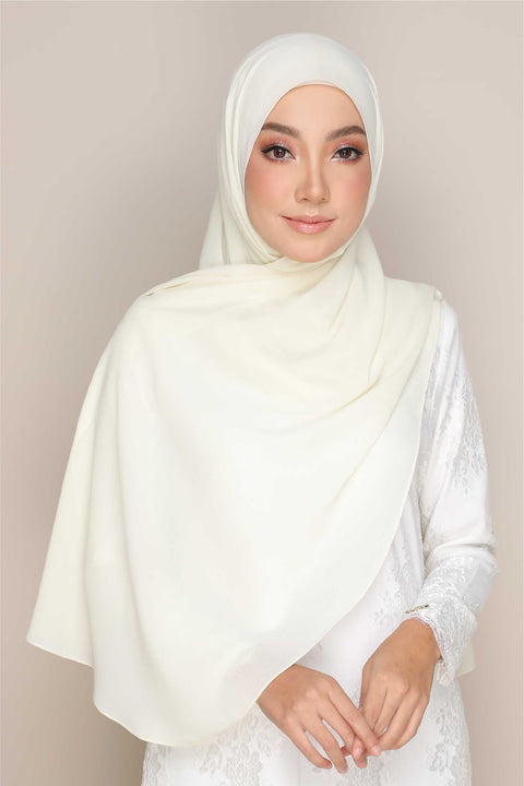 Shawl Tudung Iris Textured Chiffon