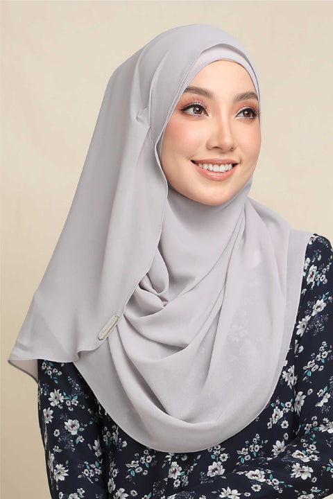 Instant Shawl Tudung Aira Heavy Chiffon