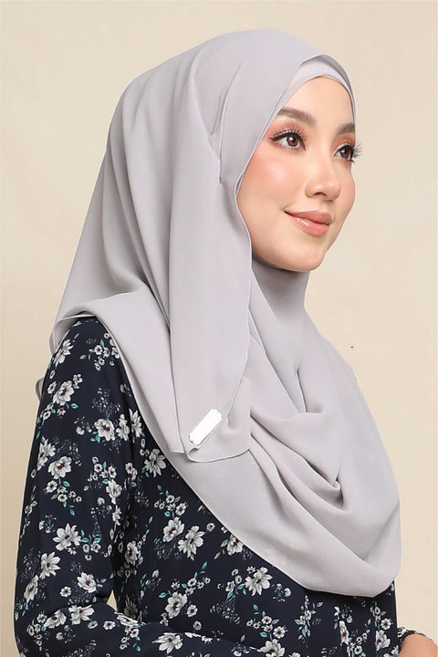 Instant Shawl Tudung Aira Heavy Chiffon