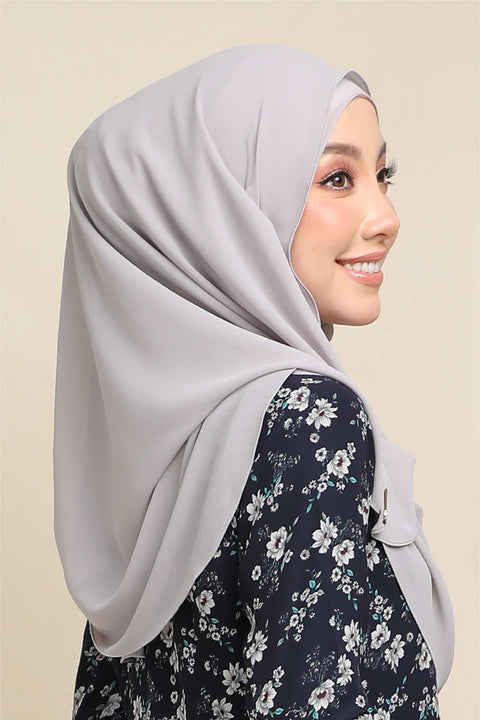 Instant Shawl Tudung Aira Heavy Chiffon